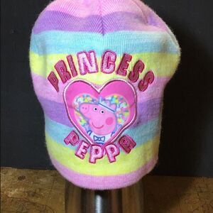 Peppa pig knit cap size 2t-5t